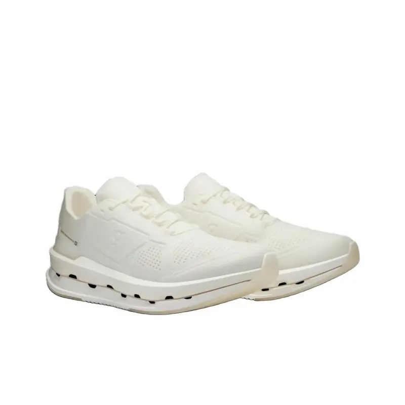 On Anti Slip Wear Resistant Low Top Casual Running Shoes Men's Ecru-2