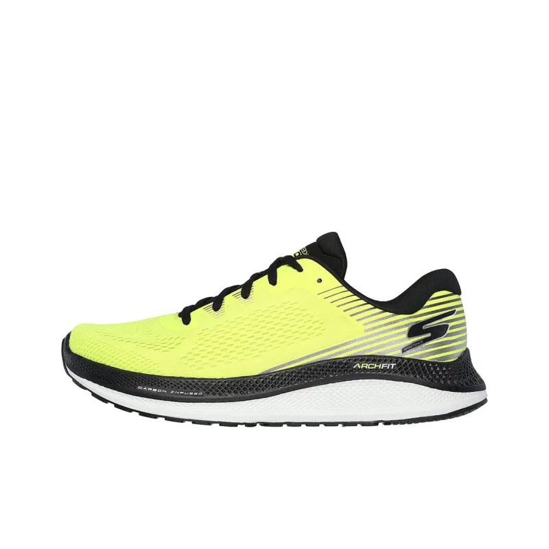 Skechers GO Run Persistence Breathable Low-Top Casual Running Shoes Men's Yellow Black-0