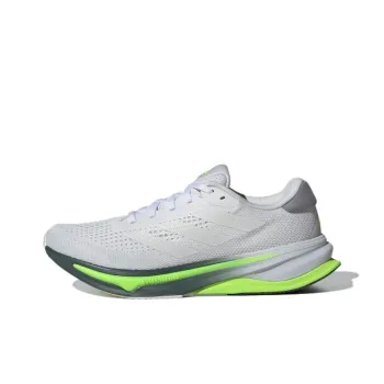 Adidas SUPERNOVA SOLUTION Cushioning Anti Slip And Wear Resistant Support Low Top Casual Running Shoes Men's Gray Green