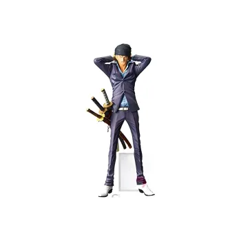 BANPRESTO Roronoa Zoro Glass Factory King Of Artists One Piece, Roronoa Zoro Purple Ver. Scale Figure Bonus Gifts