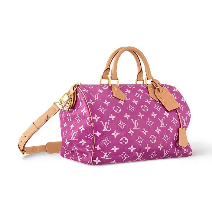 LOUIS VUITTON Speedy P9 Bandouliere 40 Pink Agate-1