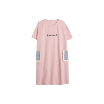 FENTENGCARE Nightgown Women's Lotus Color