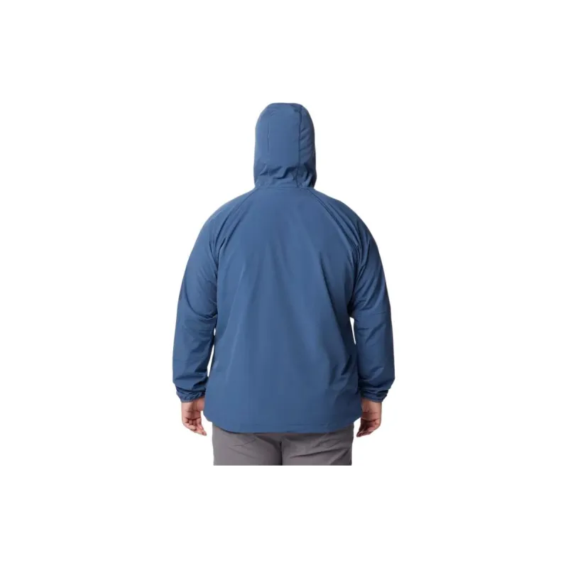 Columbia Men’s Tall Heights™ Hooded Softshell Jackets Coats Men's Blue-1