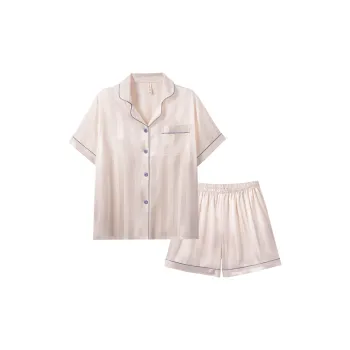 Qiao Ni Tong Pajama Set Women's Light Pink