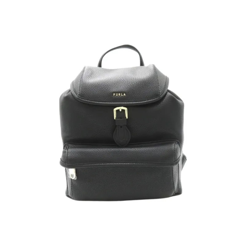 Furla Leather Backpack Women's Black-0