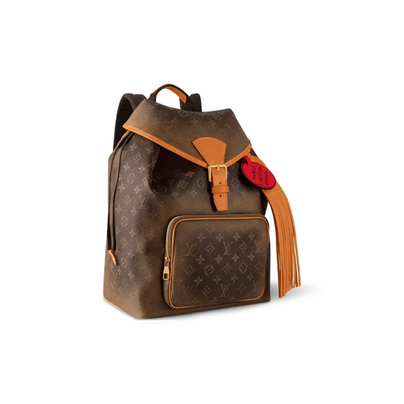 LOUIS VUITTON Montsouris Backpack Monogram Dust-1