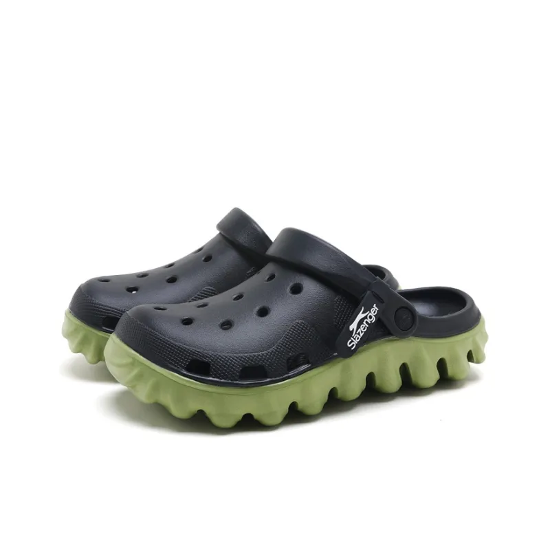 Slazenger Clogs Men's Black Green-2