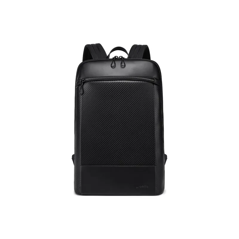 FAIRWHALE PU Backpack Laptop Bag Backpack Men's Gemstone Black-0