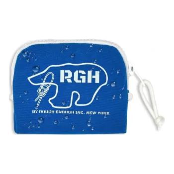 Rough Enough Canvas Card Holder Small Size Unisex Blue