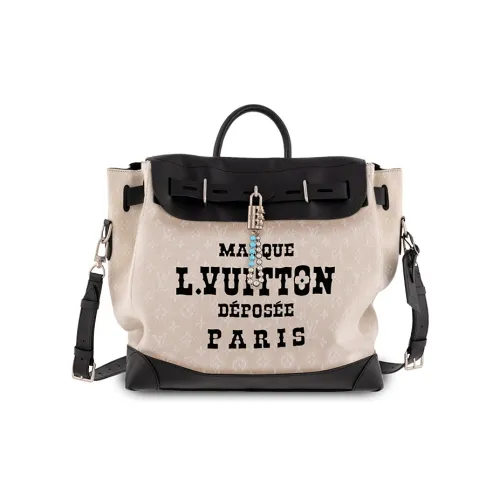 LOUIS VUITTON Steamer 40 White