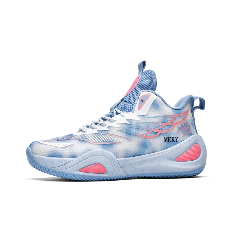 MEKY Cushioning Rebound Height Increasing Wear-Resistant Breathable Mid-Top Basketball Shoes Unisex-0