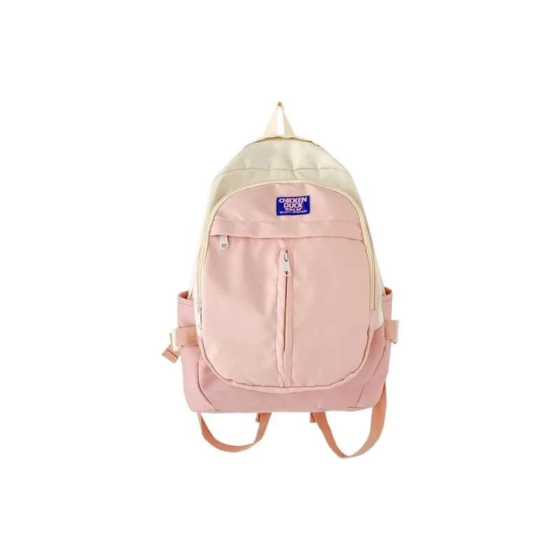 KAKAXI Composite Cloth Backpack Women's Pink/Blue/Green-6