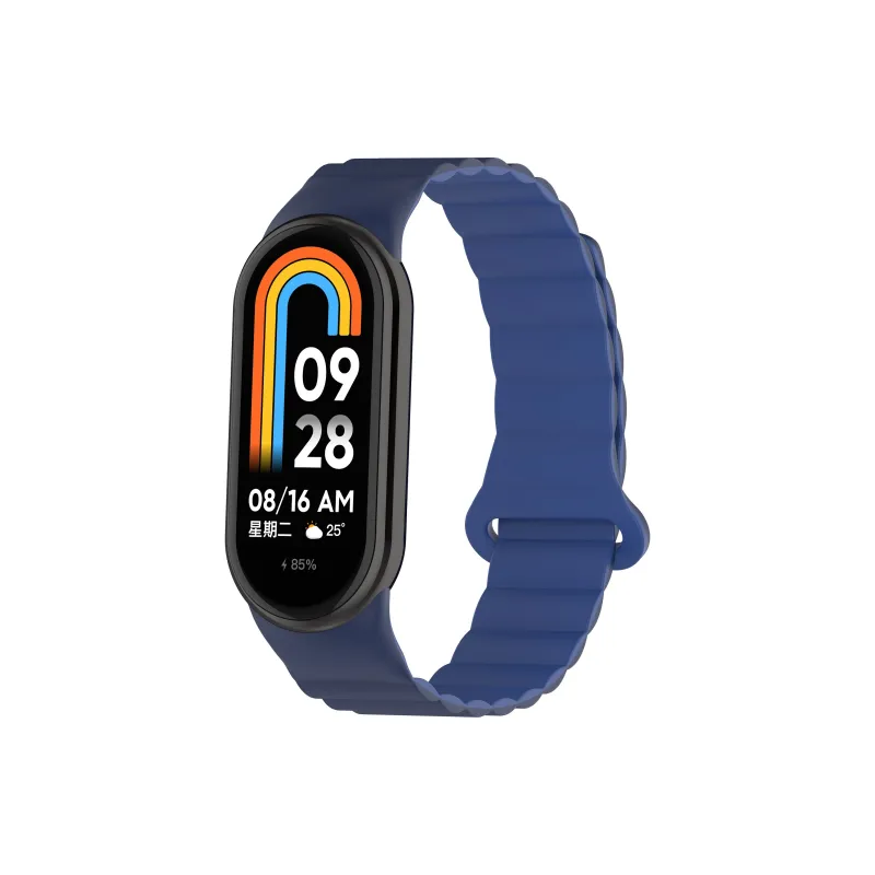Yu Qing Compatibility Xiaomi Smart Band 9/8/7 All NFC Version Silicone Strap Watch Bands 195mm Unisex-6