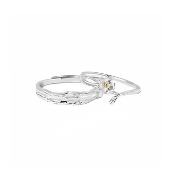 Asia Star S925 Silver Couple Rings Ring Unisex