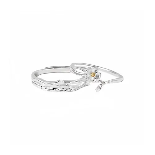 Asia Star S925 Silver Couple Rings Ring Unisex