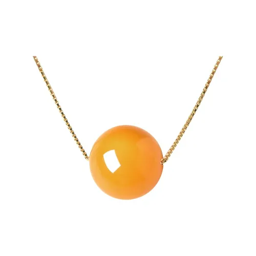 Xifeng Building Beeswax Fine Jade Necklaces Women's