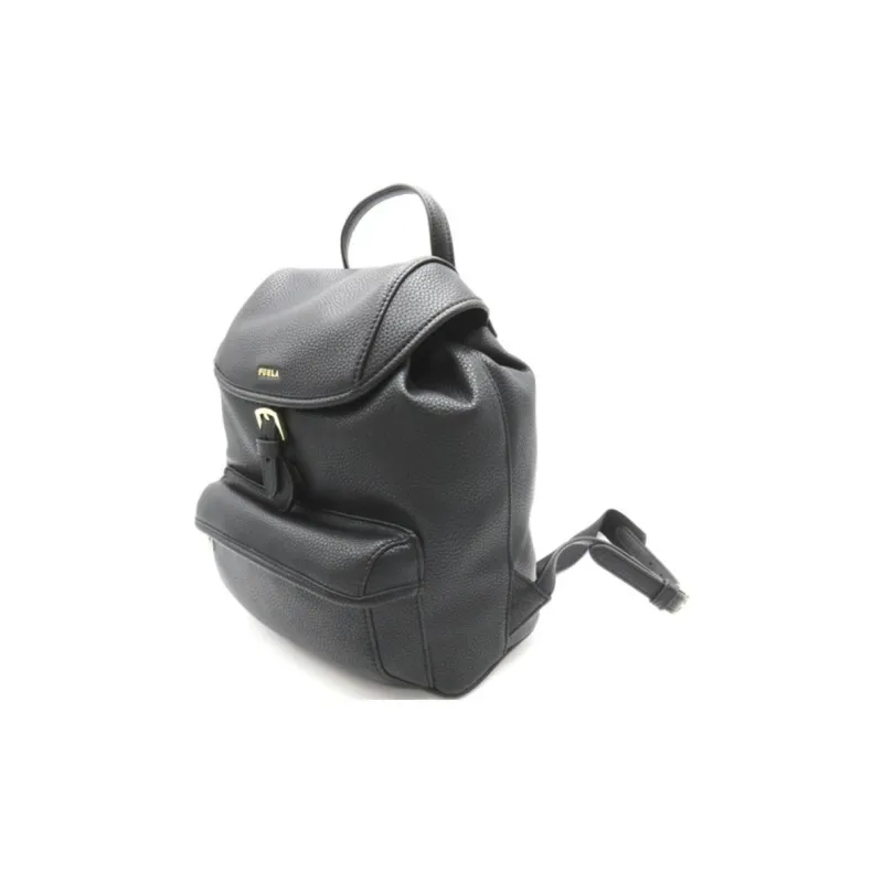 Furla Leather Backpack Women's Black-1