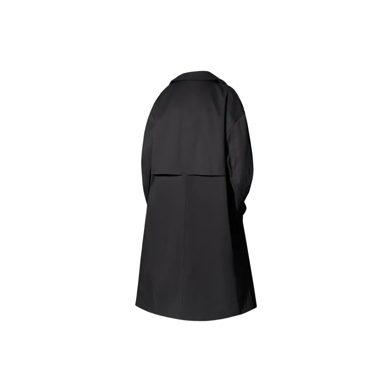 UPZCY Trench Coats Unisex Black-1