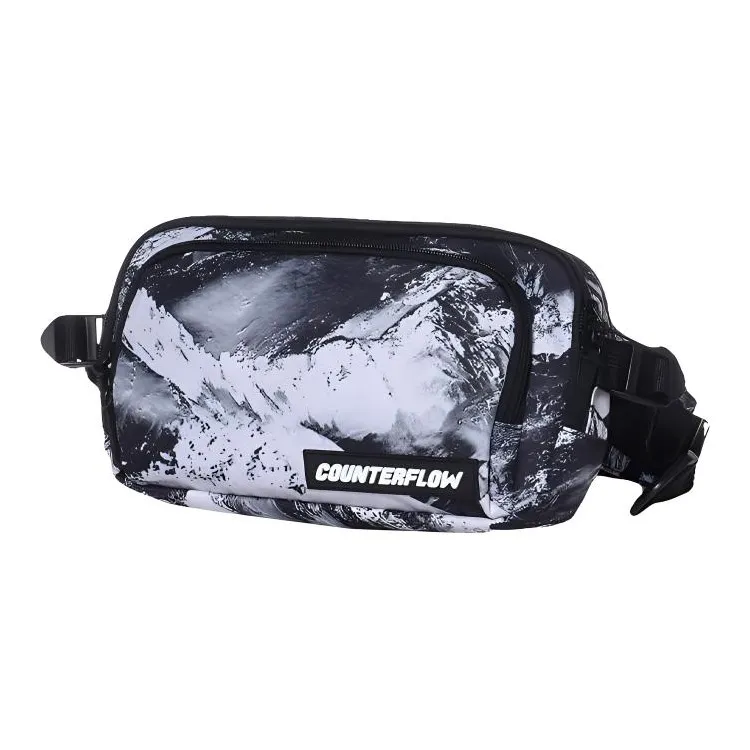 LiNing Polyester Fanny Pack Regular Unisex Black White-0