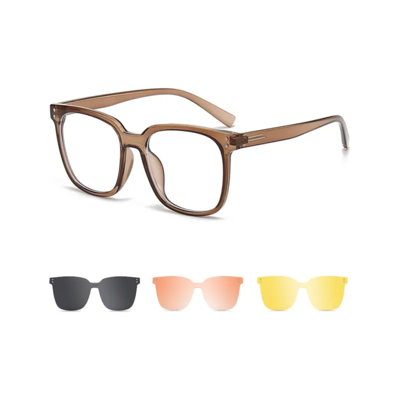 KeiTi TR/Memory Plastic Square Sunglasses Unisex-2