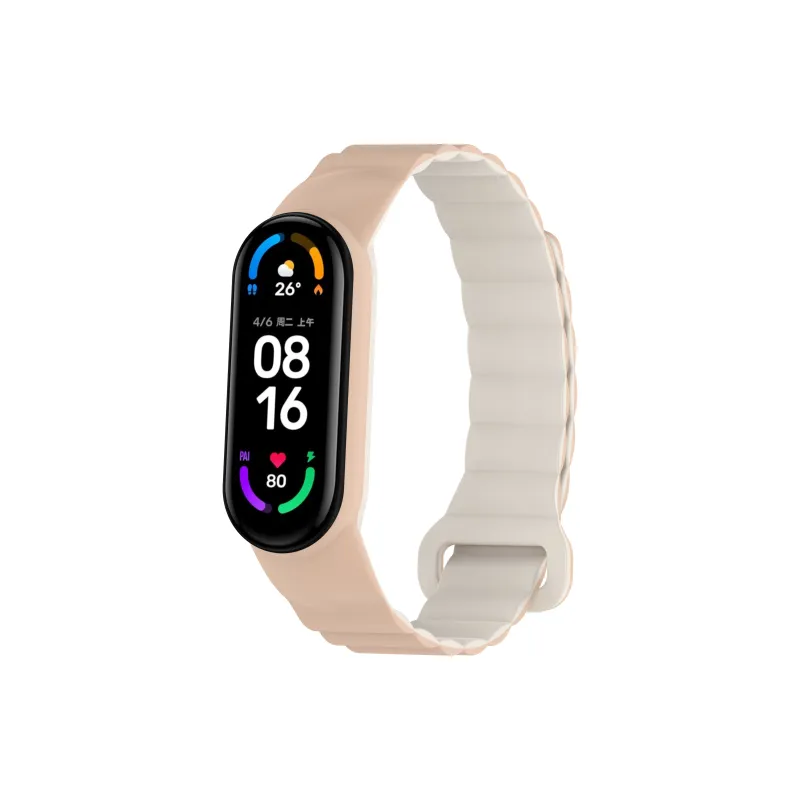 Yu Qing Compatibility Xiaomi Smart Band 9/8/7 All NFC Version Silicone Strap Watch Bands 195mm Unisex-11