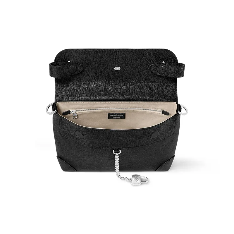 LOUIS VUITTON Steamer Crossbody Black-3