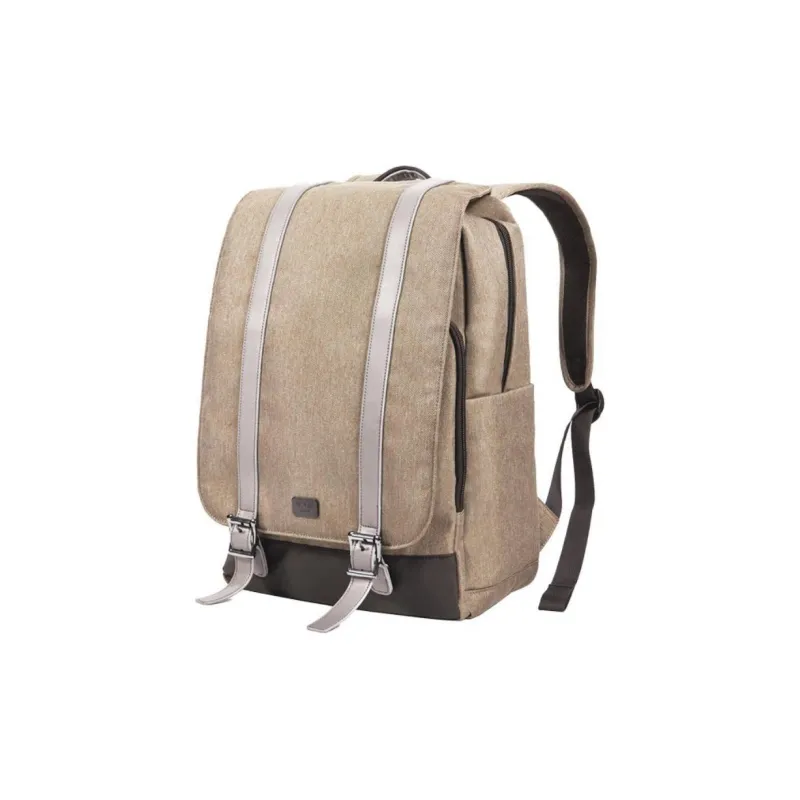 LEXON 600D Twill Backpack Unisex Autumn Night Blue/Light Sand/Pine Green-7