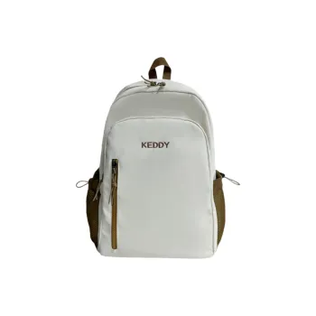 Cwatcun Nylon Backpack Unisex Ecru/Brown/Black/Coffee
