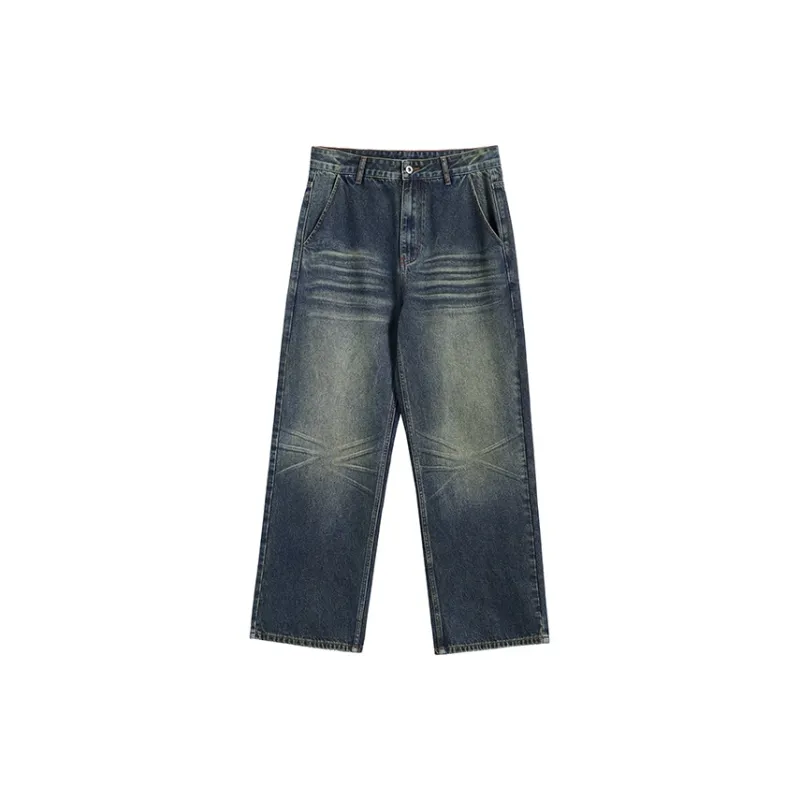 M-MAICCO Jeans Unisex Cyan Blue-6