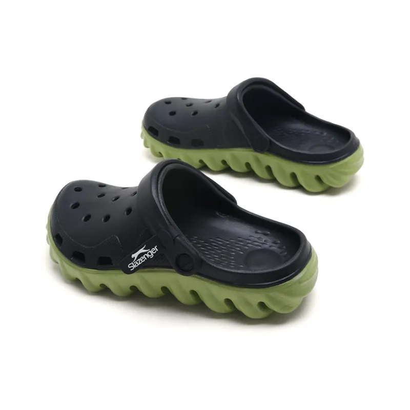 Slazenger Clogs Men's Black Green-3