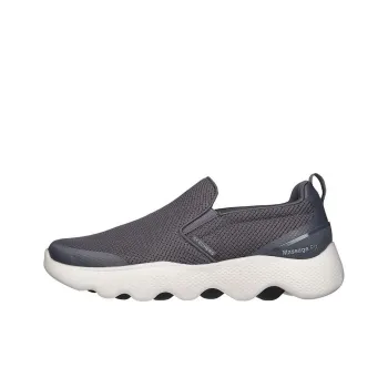 Skechers Go Walk Massage Fit Cushioning Support Lightweight Low-Top Casual Shoes Men's Gray