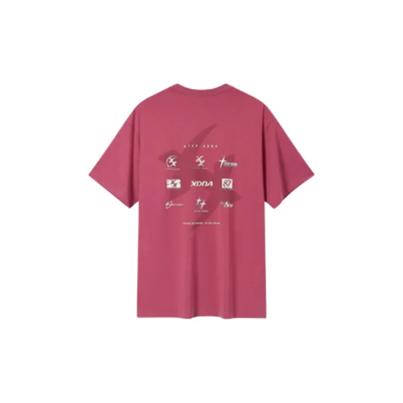 XTEP Variety Training Collection T Shirt Men's Qian Dai Hong-1