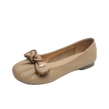 Mulinsen Mom Shoes Casual Single Shoes Approx. 1.5cm Women's