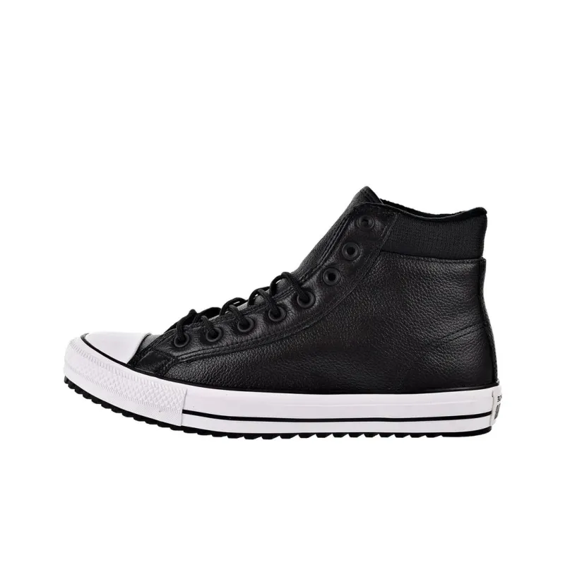 Converse Chuck Taylor All Star Anti Slip And Wear Resistant Lightweight Mid Top Canvas Shoes Women's Black-0