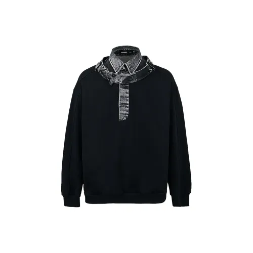 455EMBLE Sweatshirt Unisex Black