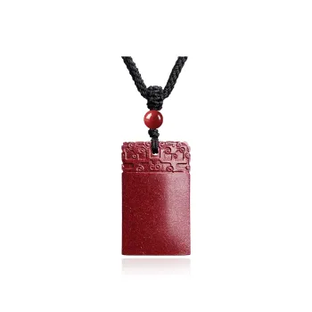 Moon Jewelry Cinnabar Necklaces Unisex