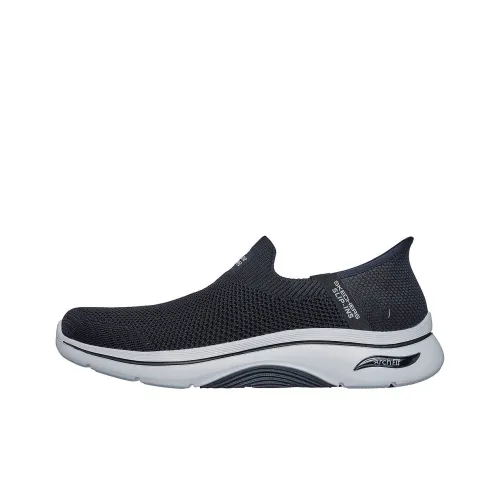 Skechers Go Walk Arch Fit Slip Resistant And Breathable Low Top Casual Shoes Men's Black