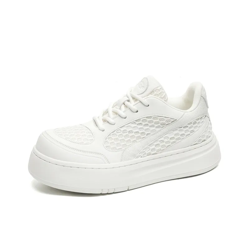 Beidouniao Low Top Casual Shoes Men's White-1