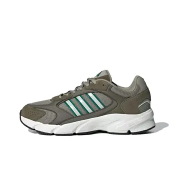 Adidas CRAZYCHAOS 2000 Cushioning, Slip Resistant, And Breathable Low Top Casual Running Shoes Men's Linen Green