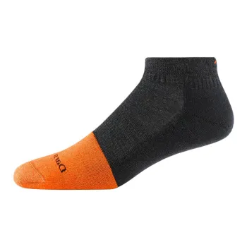 DARN TOUGH Steely No Show Ankle Socks Men's 1 Pack Graphite