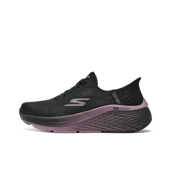 Skechers WOMEN'S GO Series Cushioning Wear Resistant Low Top Running Shoes Women's Black
