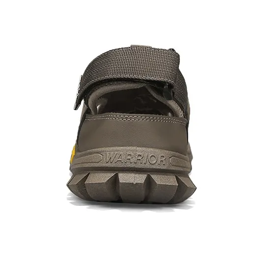 Warrior River Trekking Shoes Casual Chef Shoes Abrasion Resistant Slip Resistant Beach Sandals Men's Army Green Brown-3