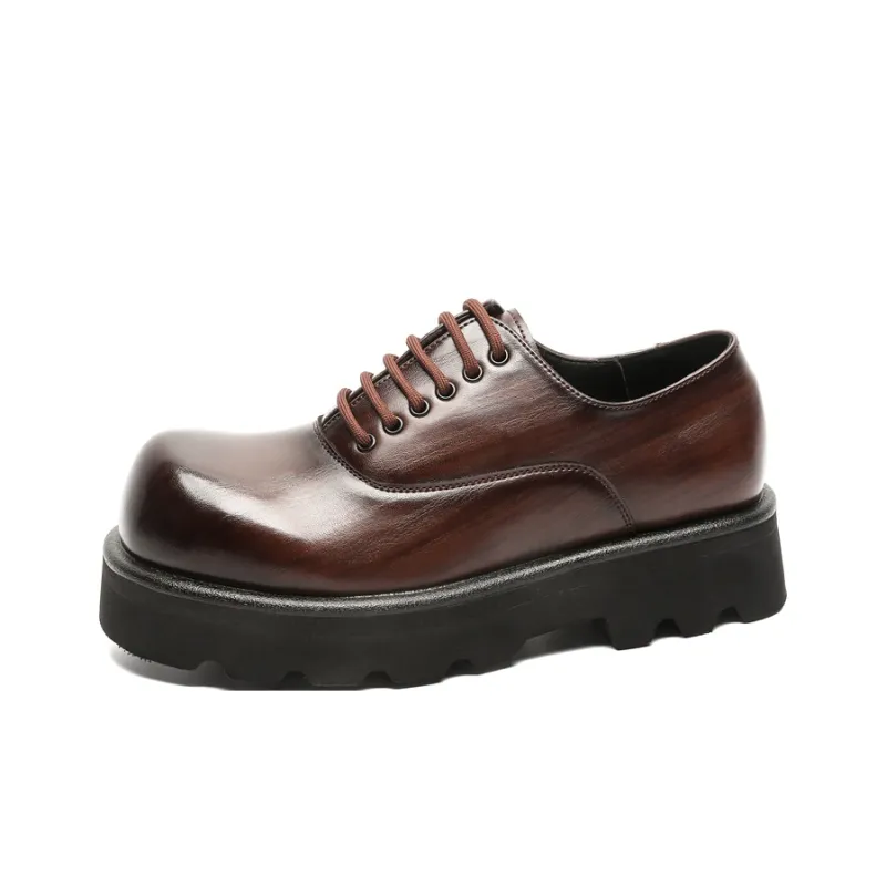 V05 Men's Casual Shoes Men Low Top Black/Brown-5