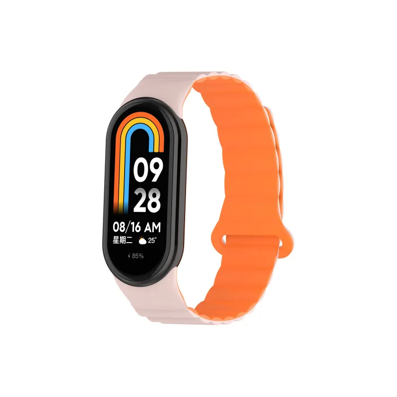 Yu Qing Compatibility Xiaomi Smart Band 9/8/7 All NFC Version Silicone Strap Watch Bands 195mm Unisex-5