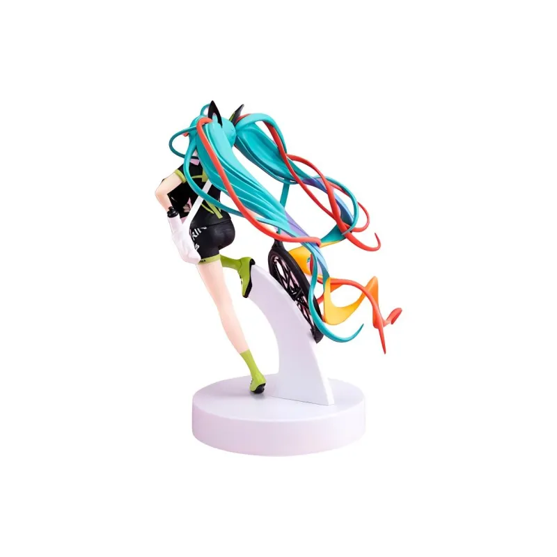 BANPRESTO Hatsune Miku Glass Factory 2016 Racing Miku Scale Figures 23cm-2