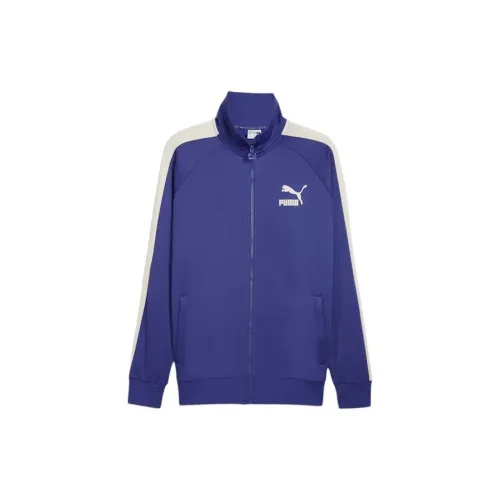 PUMA T7 Jackets Men Lapis Lazuli Color