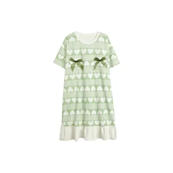 FENTENGCARE Nightgown Women's Light Green