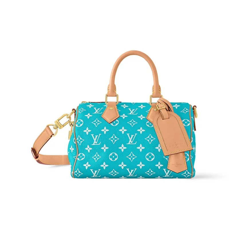 LOUIS VUITTON Speedy P9 Bandouliere 25 Turquoise-1