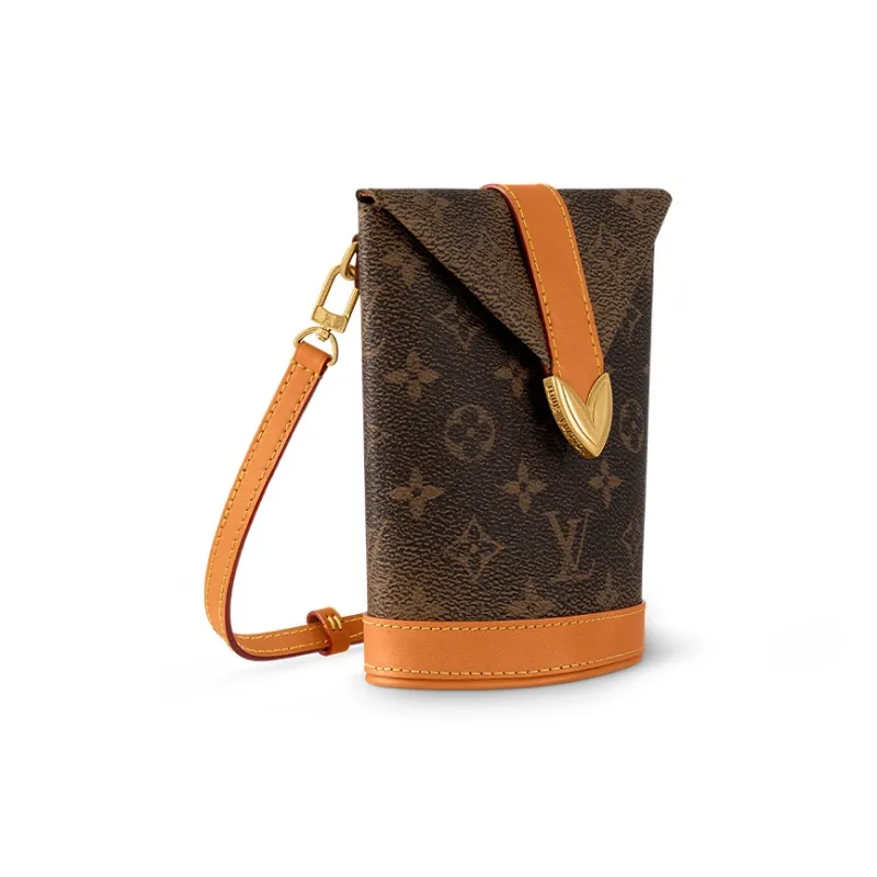 LOUIS VUITTON Envelope Pouch Monogram Dust-1