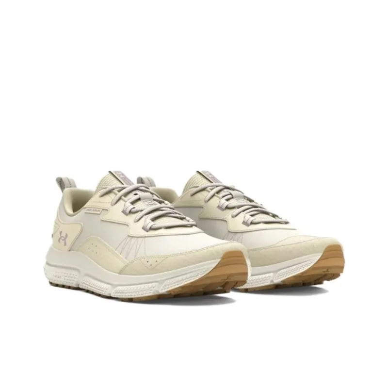 Under Armour Charged Verssert 2 Anti Slip Wear Resistant Low Top Running Shoes Men's Beige Yellow-2